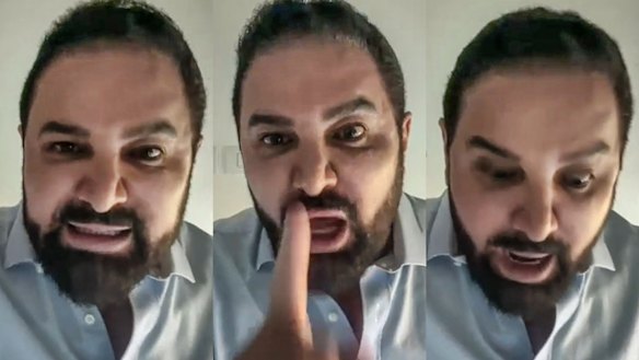 Jean Nassif appeared before the ICAC in a video link from Beirut.