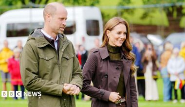 William and Catherine visit Bute and King opens AI summit as row erupts over Diana book