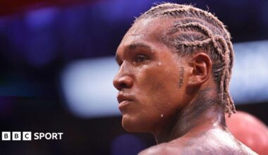 Conor Benn looking dejected
