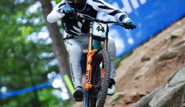 Kiwi gravity riders in action at famed Canadian destination