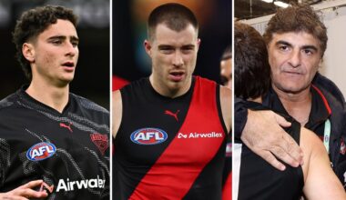 Bombers’ ‘black hole’ problem as clean-out begins ahead of McVeigh’s first off-season