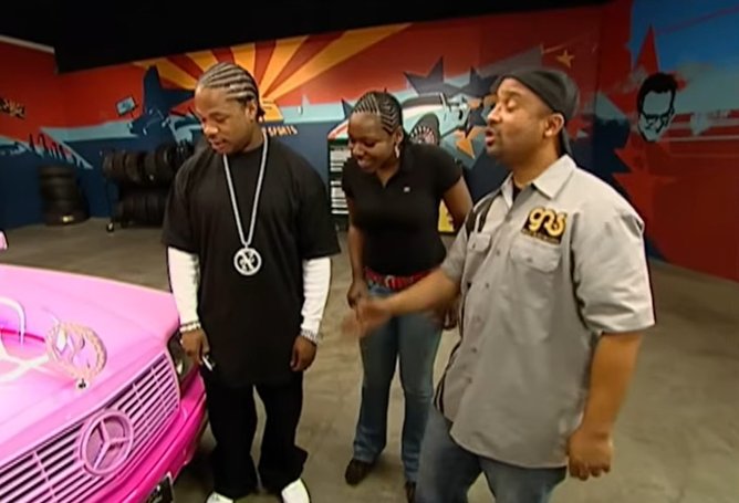 Xzibit (left) hosts Pimp My Ride.