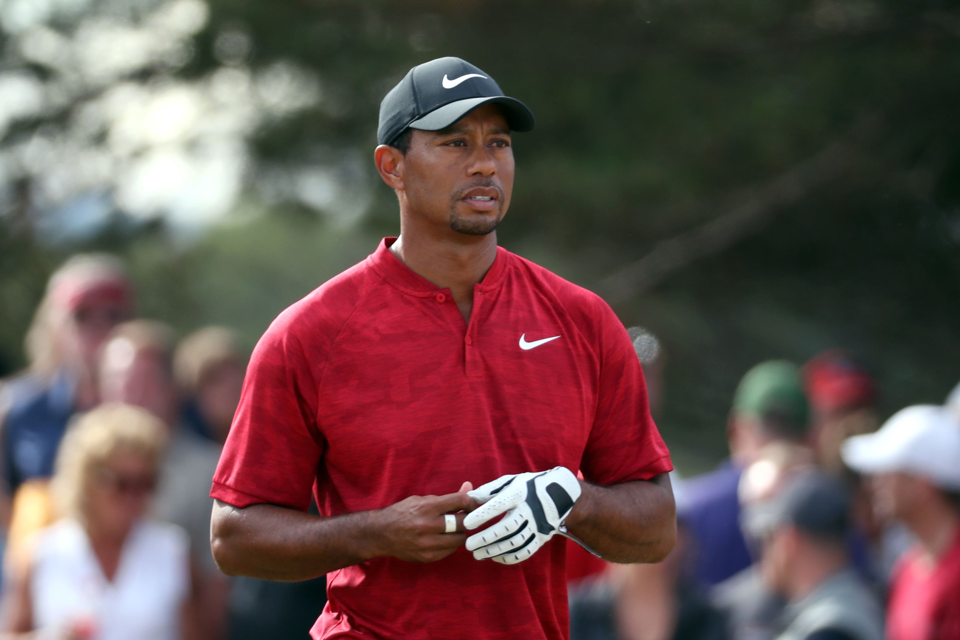 Tiger Woods at The Open Championship 2018 – Day Four – at Carnoustie Golf Links