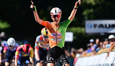 Solene Muller (St Michel - Preference Home - Auber93) wins stage 1 of the 2026 Faun Tour Femmes