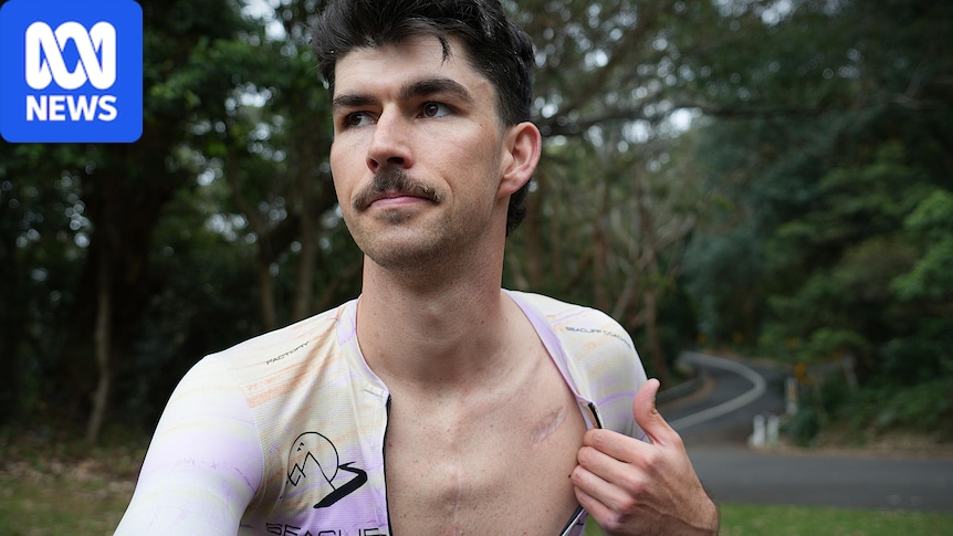 Cyclist Cameron Butcher 'died eight times' before heart transplant