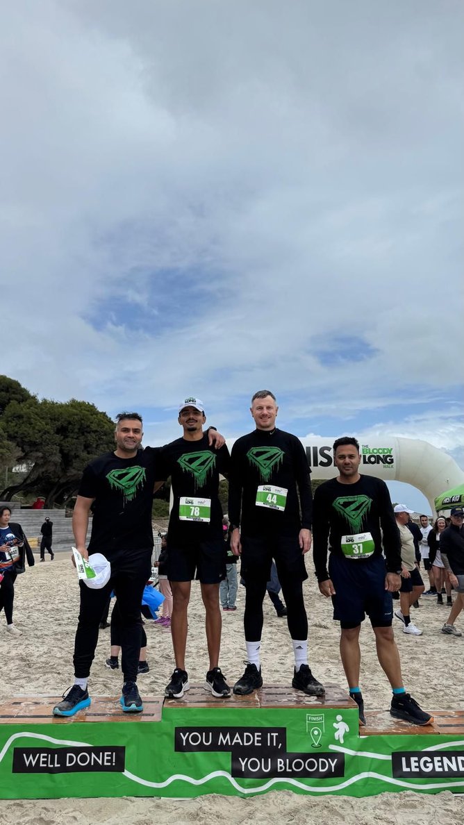 Team Ziya in the Bloody Long Walk.