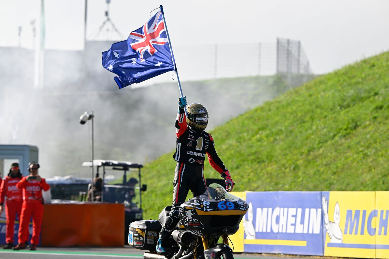 Australia’s new world champ grieves brother in heartbreaking tribute
