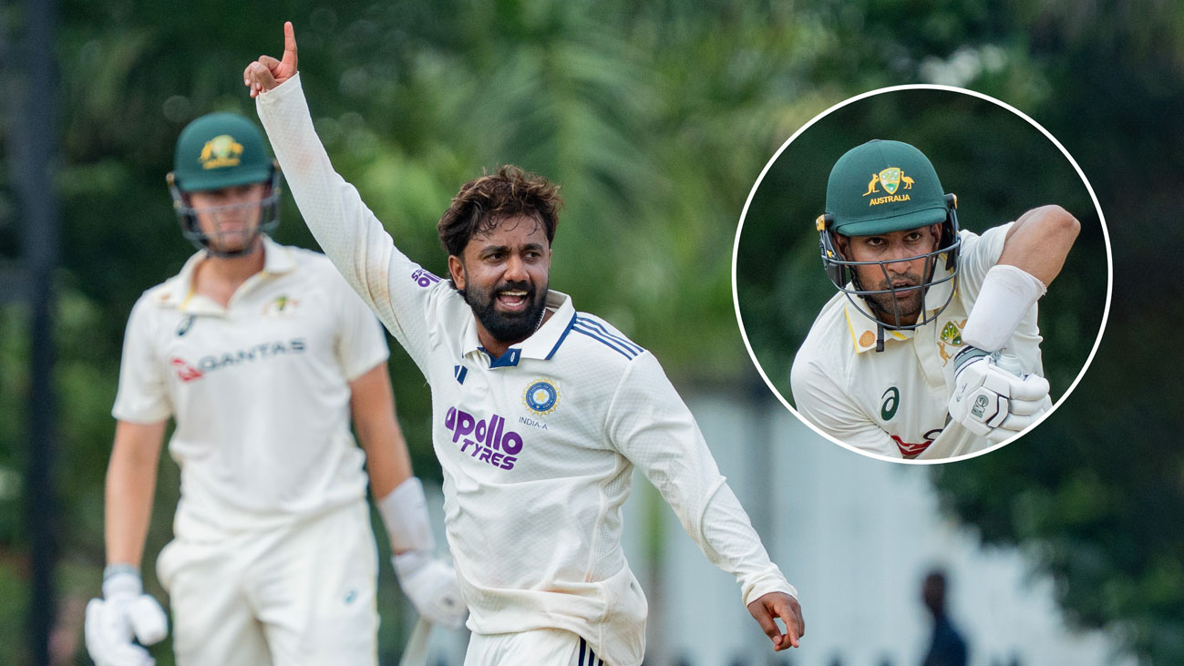 Sangha fights as Australia A suffer trial by India A spin