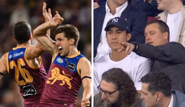 AFL 2026: Zac Bailey gives Adelaide Crows brutal reminder of what they missed out, Lleyton Hewitt watches on in crowd