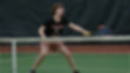 Juneau-Douglas High School: Yadaa.at Kalé senior Katherine Heib waits to return a ball during the Region V tennis championships at The Alaska Club in the Mendenhall Valley on Tuesday, Sept. 22, 2026. Heib has played three seasons with the Crimson Bears. (Klas Stolpe / Juneau Independent)