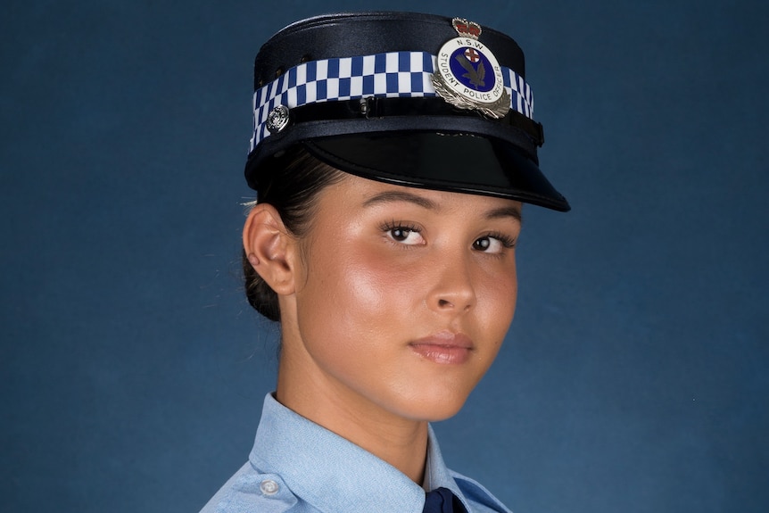 A police officer posing for a portrait.