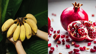 Banana vs pomegranate: Which fruit has more iron and vitamins?