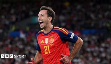 Jude Bellingham shows his frustration as England slump to defeat against Spain in the Nations League at Wembley