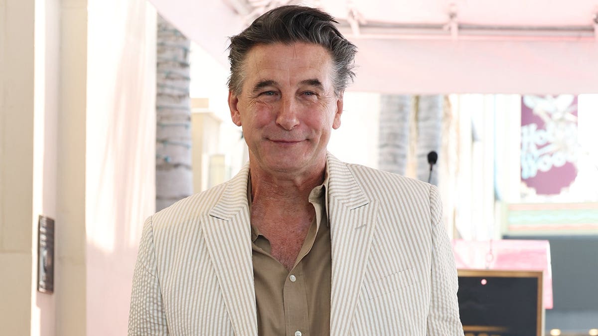 Billy Baldwin on the Hollywood Walk of Fame in July 2024.