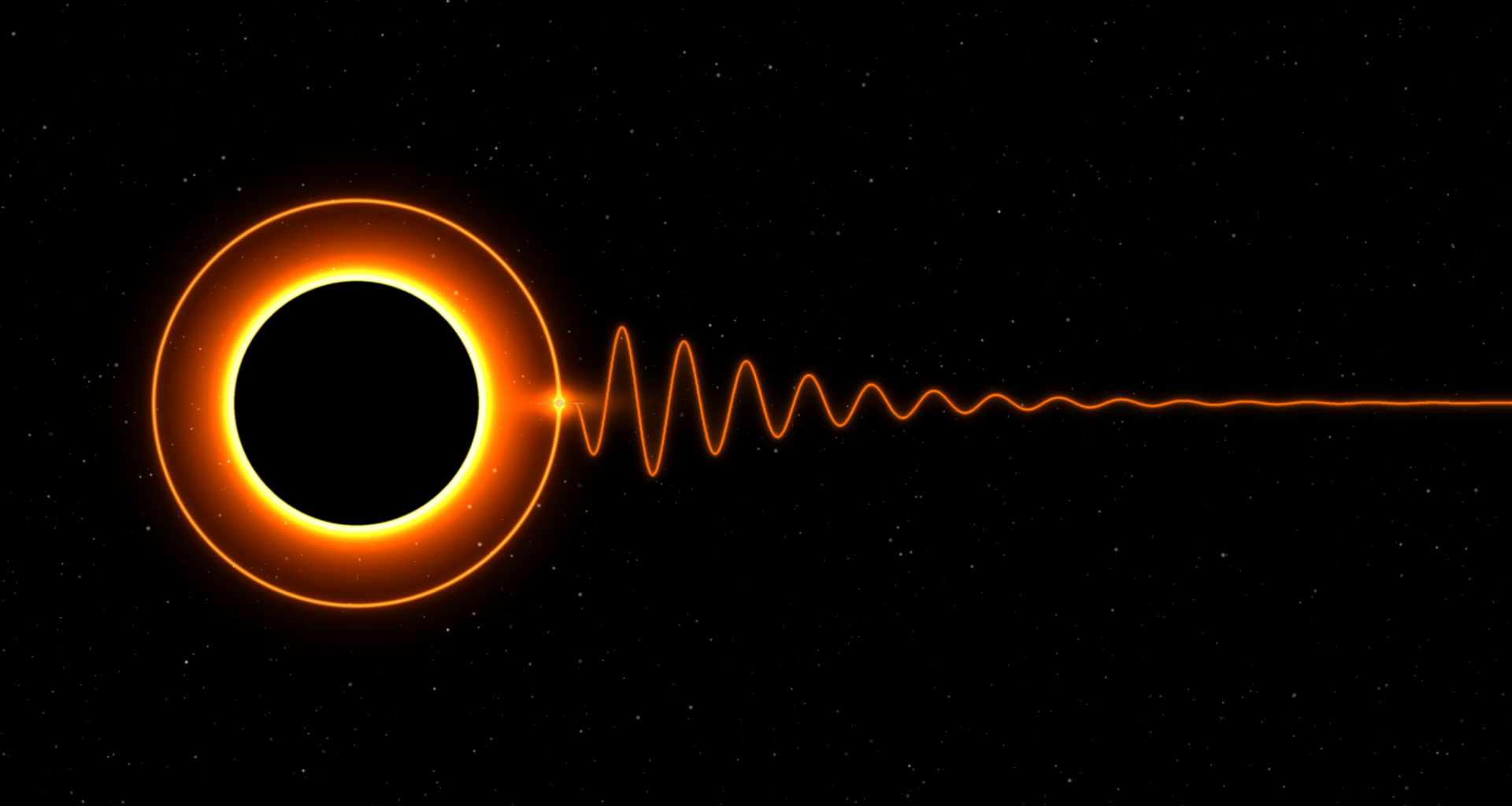 Black hole 'hair' could reveal hidden matter after two black holes collide