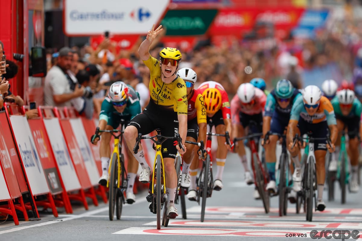 Brennan wins Vuelta stage 11 after another great Visma leadout - Escape Collective