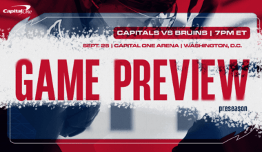 Caps Host Bruins in Lone Cap One Exhibition