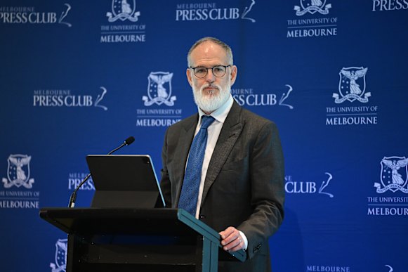 News’ local boss Michael Miller: “We’re not going to see journalists replaced by AI”.