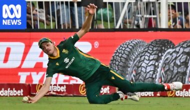 Remarkable Marco Jansen catch helps South Africa survive Mitch Marsh blitz in first ODI against Australia