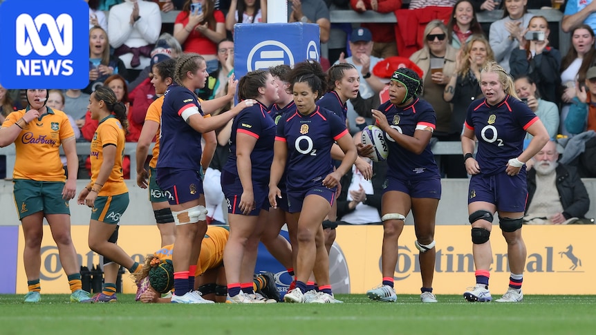 Australia's Wallaroos lead at half-time but lose 48-15 to England as Roses win streak continues