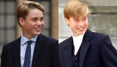 'His father's double': Prince George, 13, turns heads as Prince William and Princess Catherine drop him off for first day at Eton College