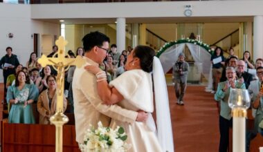 Wedding of the week: Couple emigrated to Australia as roommates and ended up married