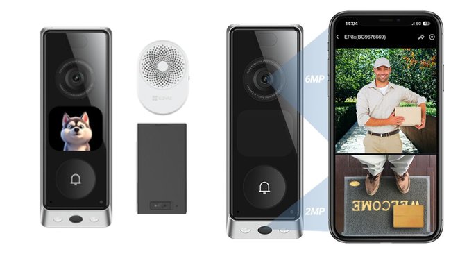 The EP8 Ultra is an AI-powered video doorbell 