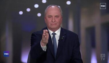 Barnaby Joyce ‘Jesus Christ’ comment: One Nation figure pushed on ABC’s 7.30 over controversial superannuation policy