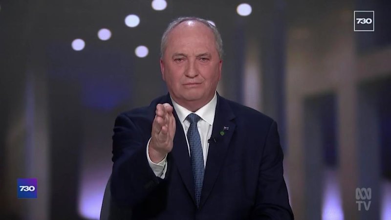 Barnaby Joyce ‘Jesus Christ’ comment: One Nation figure pushed on ABC’s 7.30 over controversial superannuation policy