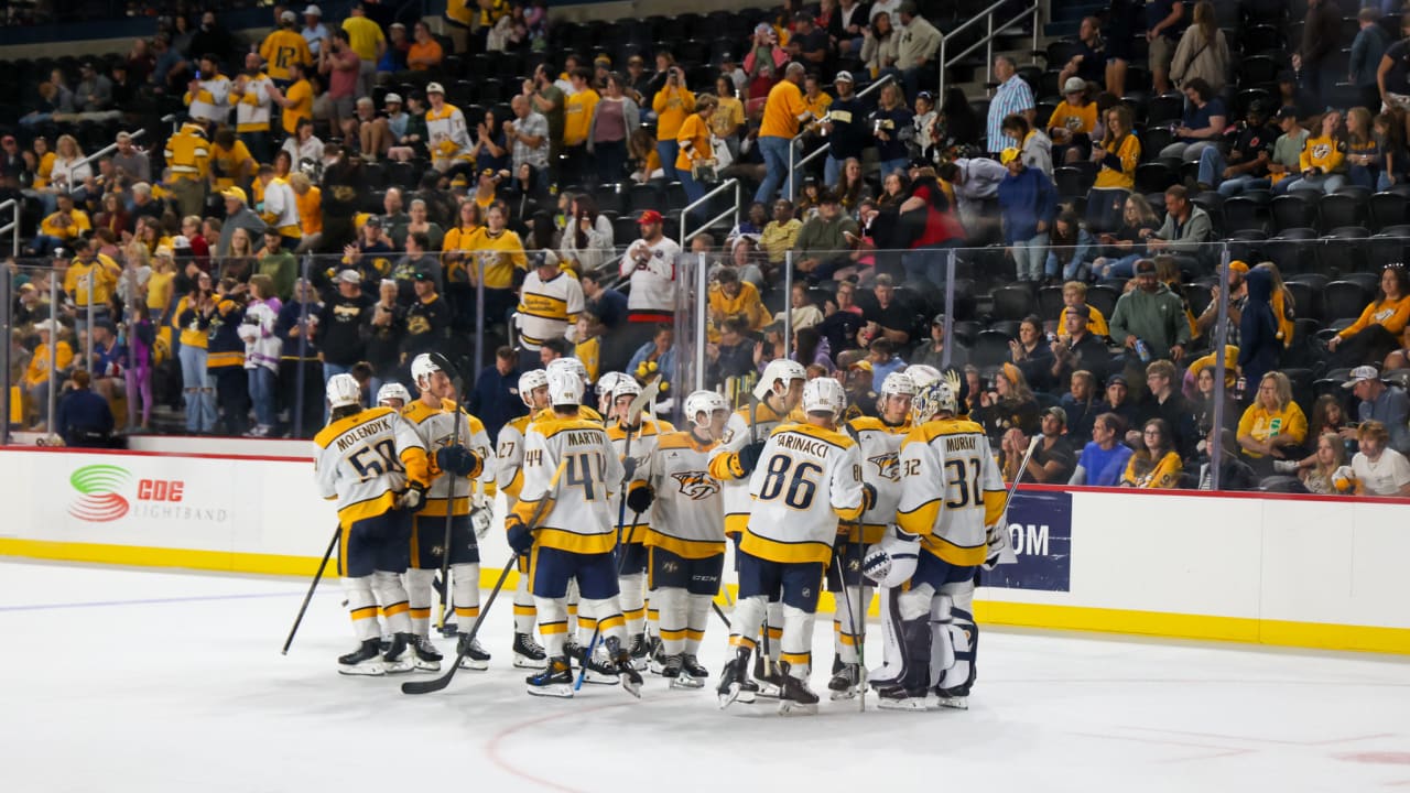 Preds Tune Up, Give Back During Gold Star Showcase in Clarksville