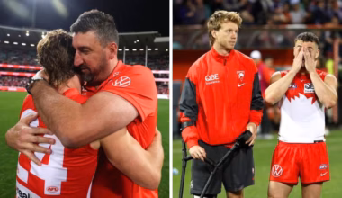 AFL 2026: Dane Rampe tears spark retirement speculation after Sydney Swans prelim final collapse vs Fremantle