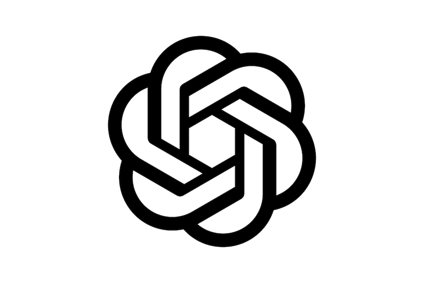 A graphic image of ChatGPT's logo.