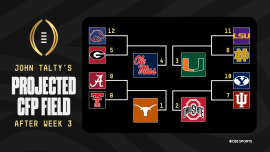 2026 College Football Playoff bracket projection: Ole Miss climbs after signature win over LSU