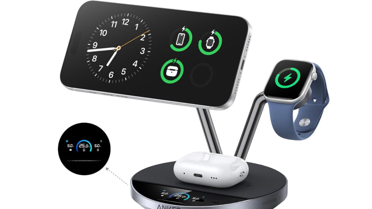 Anker Prime MagSafe Charging Station Hits a Record Low, Putting iPhone 18 Pro, Apple Watch and AirPods on One Charger