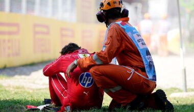 Leclerc needs further health checks after heavy Italian GP crash