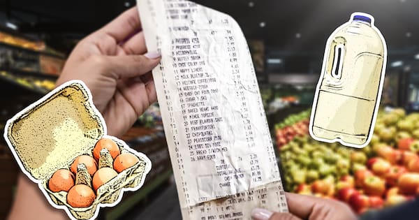 What a grocery receipt from 1991 reveals about food prices today