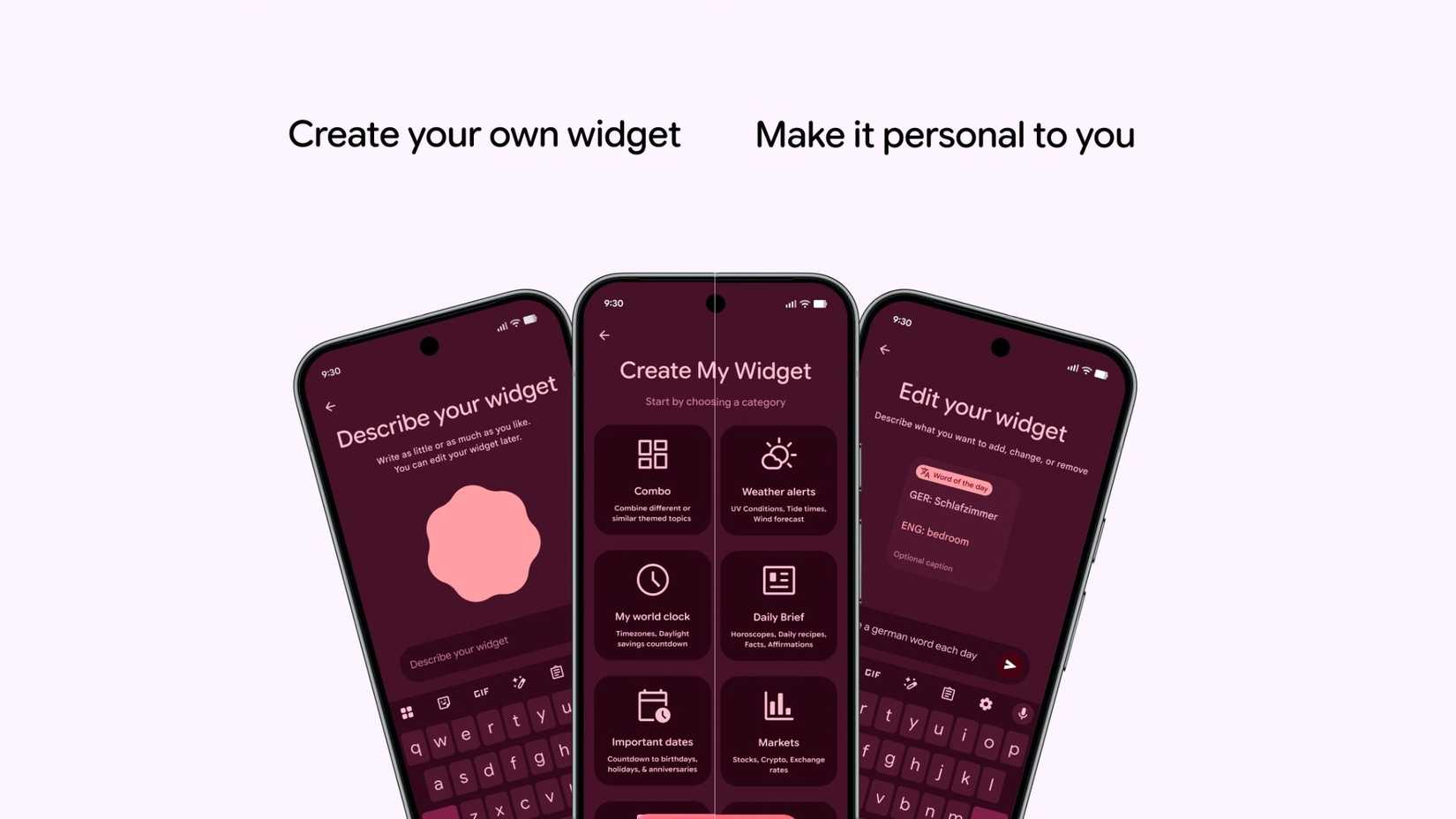 Create My Widget