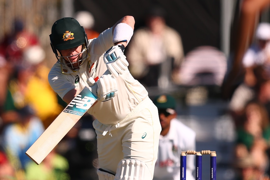 Steve Smith bats