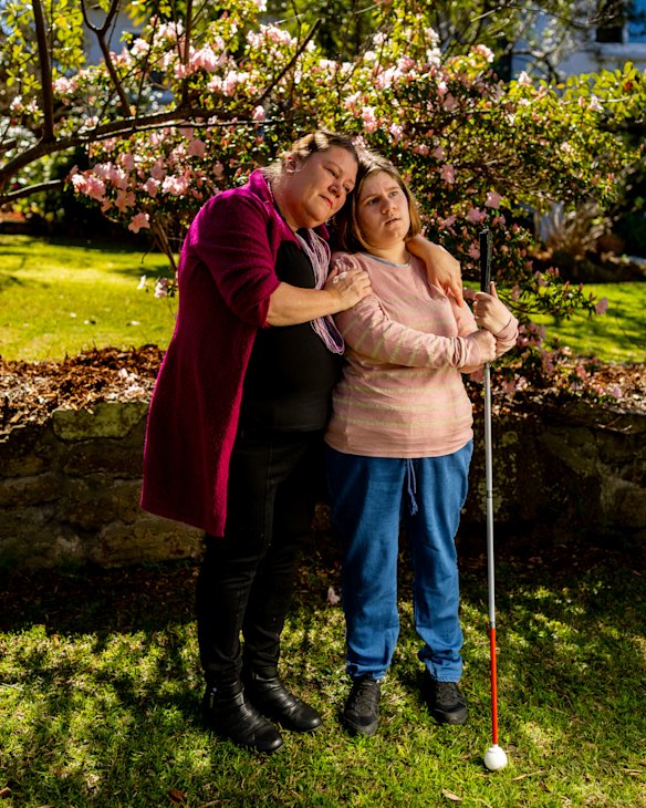 Amber Curry has found it challenging to access both disability and mental health support.