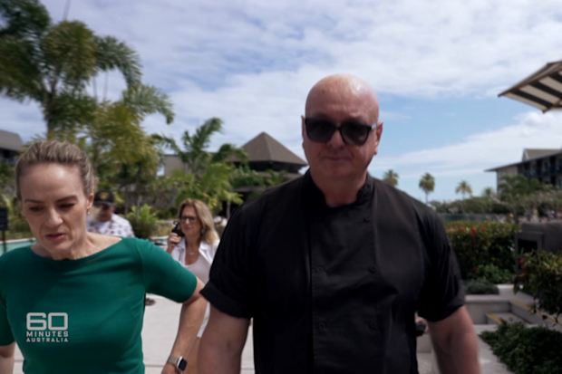 Executive chef Ian Lovie (pictured) was in the room as Jason Rigby died