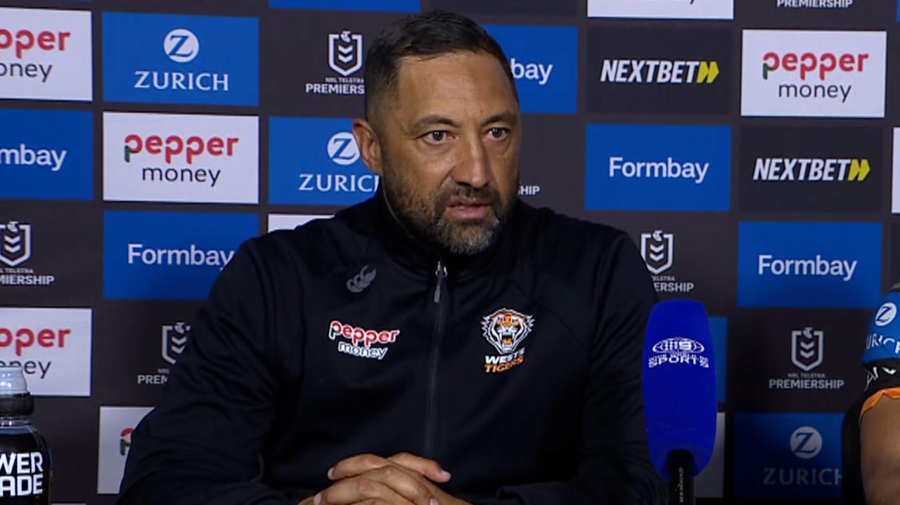 NRL 2026: Wests Tigers post-match press conference, Benji Marshall, news, videos, analysis, off-field issues, loss to Panthers
