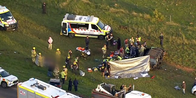 A child has died and another has been airlifted to hospital.