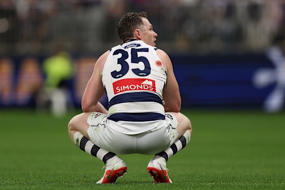 Patrick Dangerfield stood strong in the finals yet again.