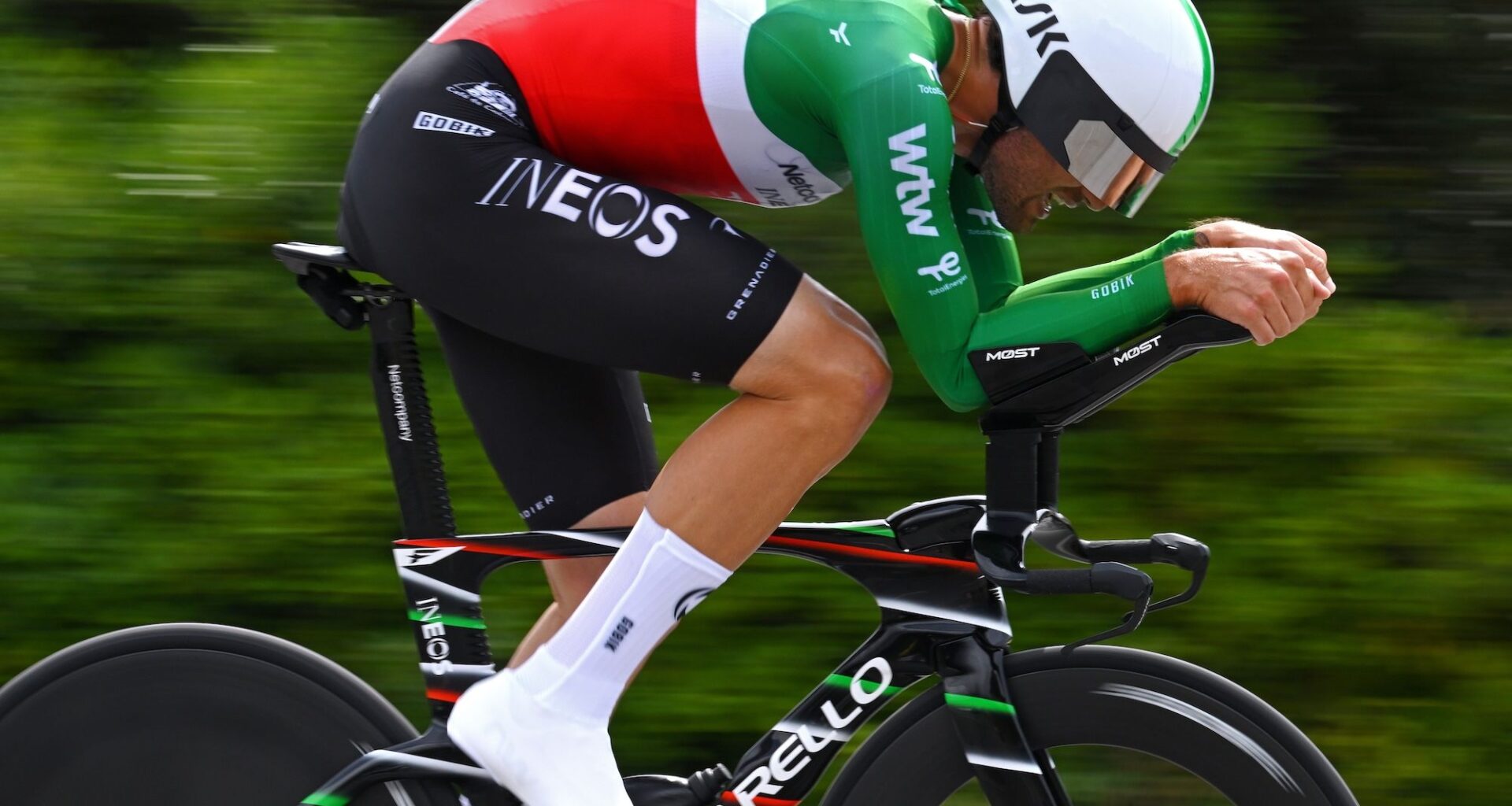 Filippo Ganna has a new 'more extreme' time trial position, but don't expect to see it at the World Championships