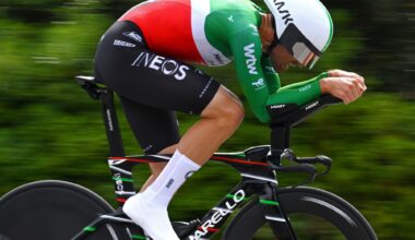 Filippo Ganna has a new 'more extreme' time trial position, but don't expect to see it at the World Championships