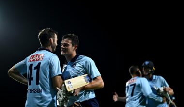 Aussie great’s dream coaching start as young guns power NSW to monster run chase