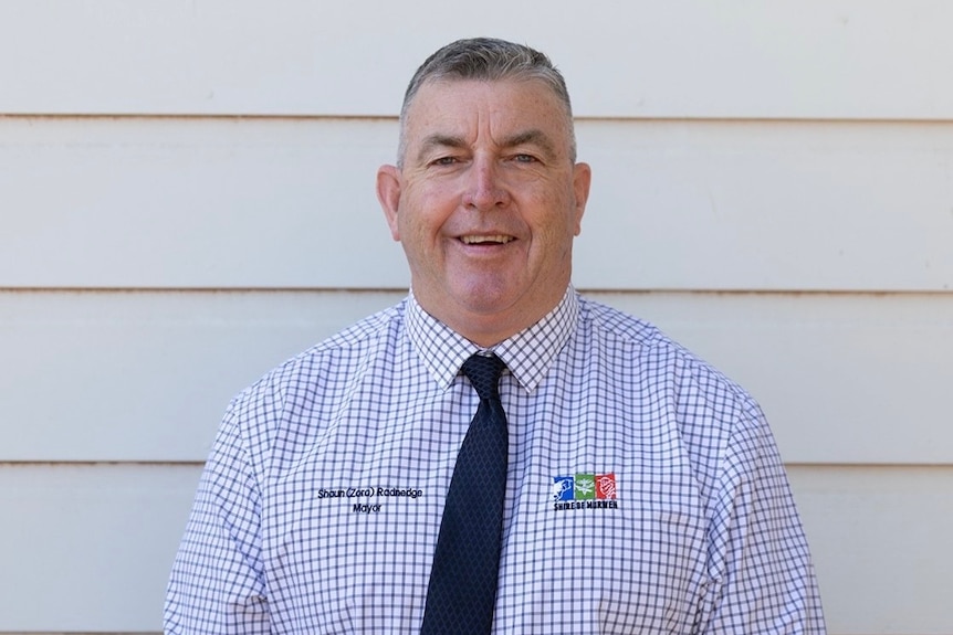 a profile shot of the murweh shire mayor