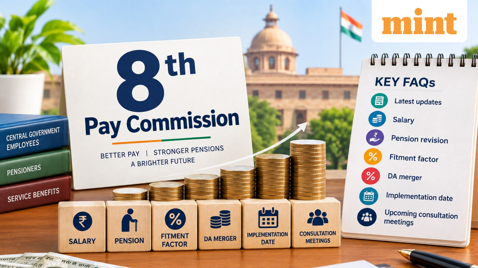 8th Pay Commission: 25 FAQs on latest updates, salary, pension, fitment factor and key dates