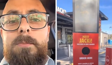 Hungry Jack’s customer shocked by AI drive-thru assistant sparking warning over looming jobs change