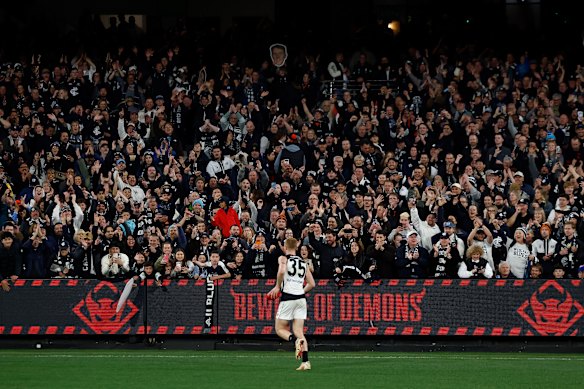 The AFL’s wildcard weekend drew huge crowrds.